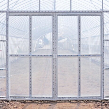 東都興業 ビニールハウスドアセット テイペットドアEX枠 TD-EX-10×18 2枚 【メーカー直送・代引不可・..