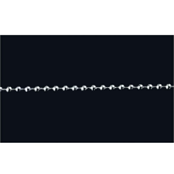 アートクレイシルバー シルバーチェーン SV925 ボール 細 50cm C-0018