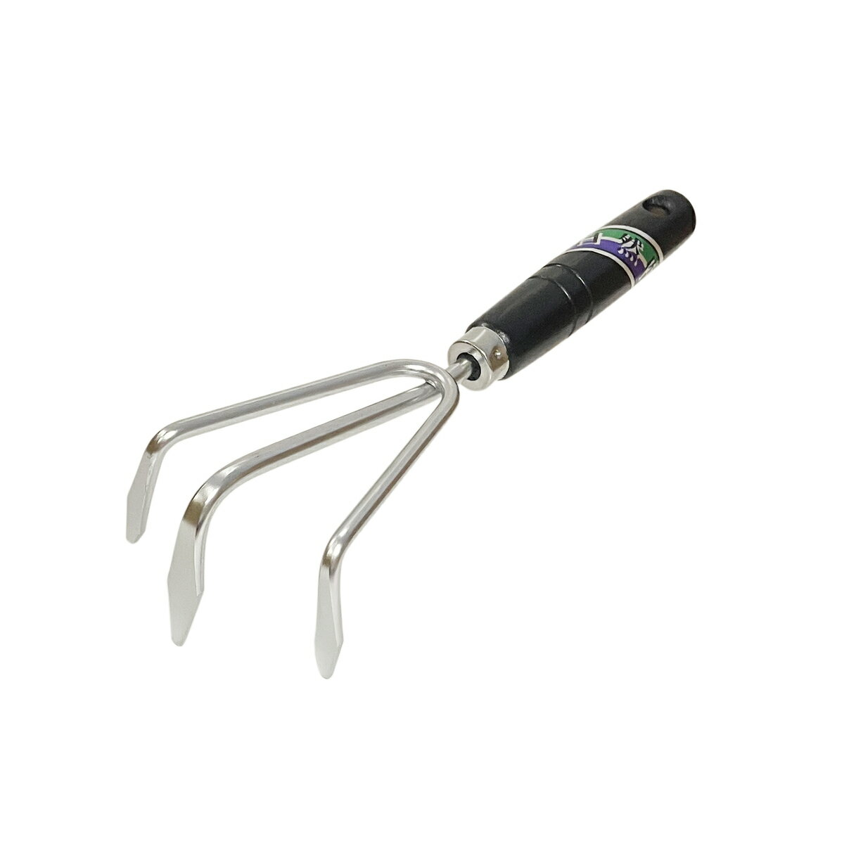 自然作 ガーデンクマデ クローム木柄 3本爪 721007 アークランズ