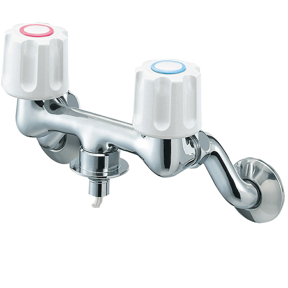 サンエイ SANEI ツーバルブ洗濯機用混合栓 K1101TV-1-W...