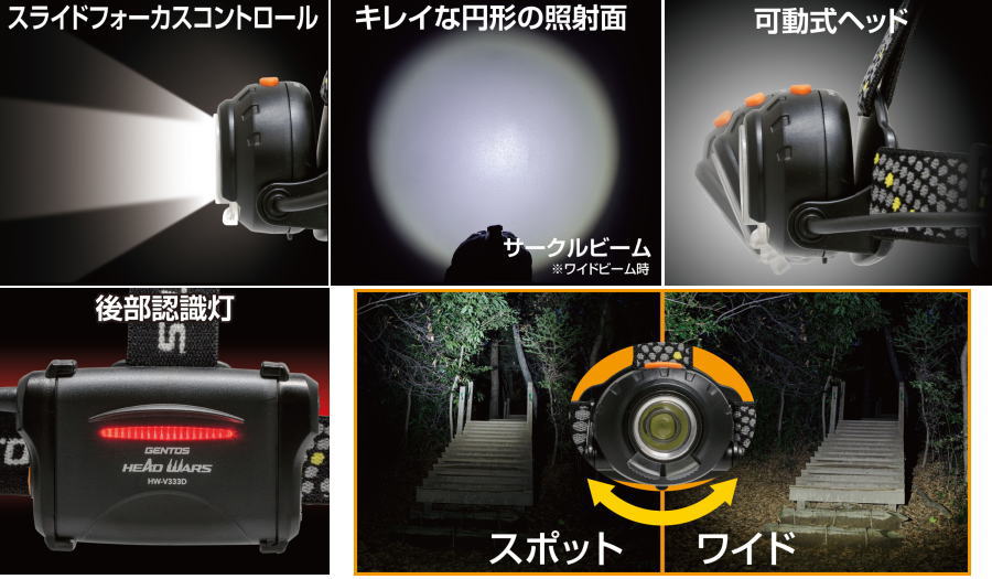 ジェントス ヘッドウォーズ V433D HW-V433D通販格安セール情報 楽天 通販