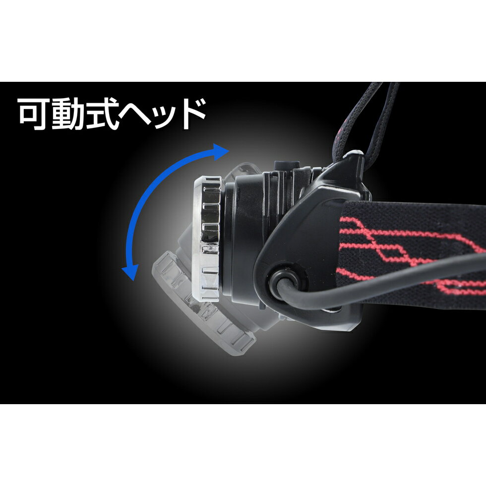 ジェントス Gシリーズ LEDヘッドライト GH-203RG