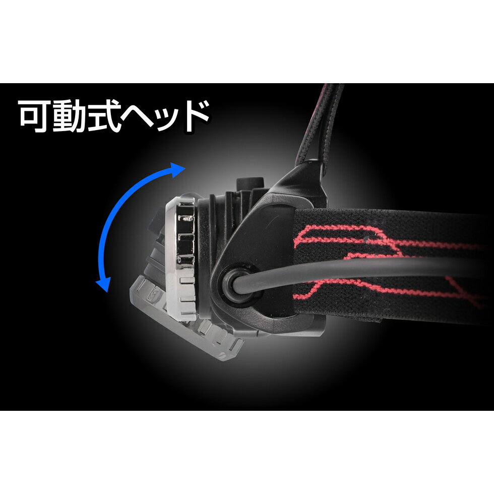 ジェントス Gシリーズ LEDヘッドライト GH-201RG
