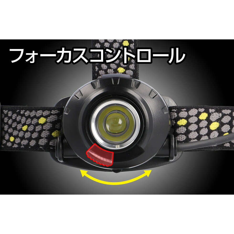ジェントス LEDヘッドライト ヘッドウォーズ HW-K433HD