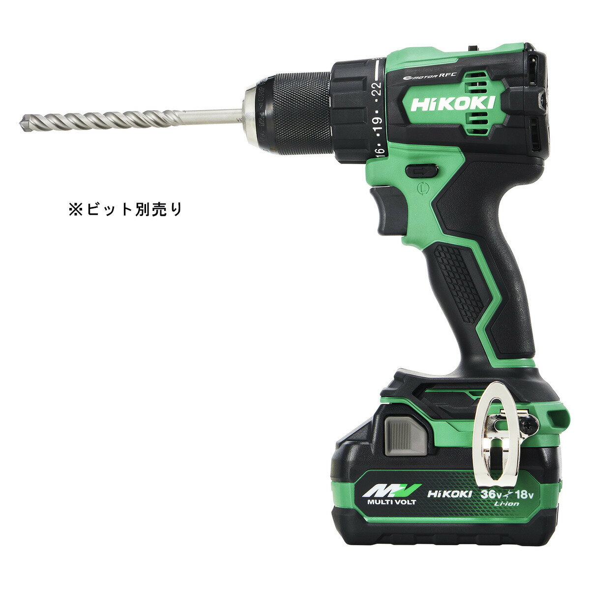 ハイコーキ HIKOKI 18V振動ドリル 蓄電池2個 充電器付き DV18DE 2XPZ