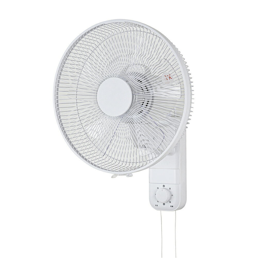 【在庫限り】おおたけ ひも式壁掛扇風機 GF-W325T W
