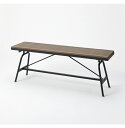 畳アイアンベンチ 120×30×45cm い草ブラウン 【メーカー直送・代引不可・置配不可】