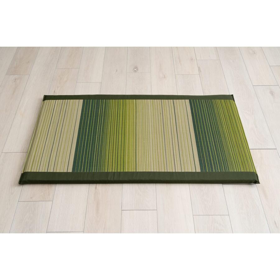 い草長座布団 ラーデ 約55×110cm グリーン 【メーカー直送 代引不可 置配不可 配送地域限定】