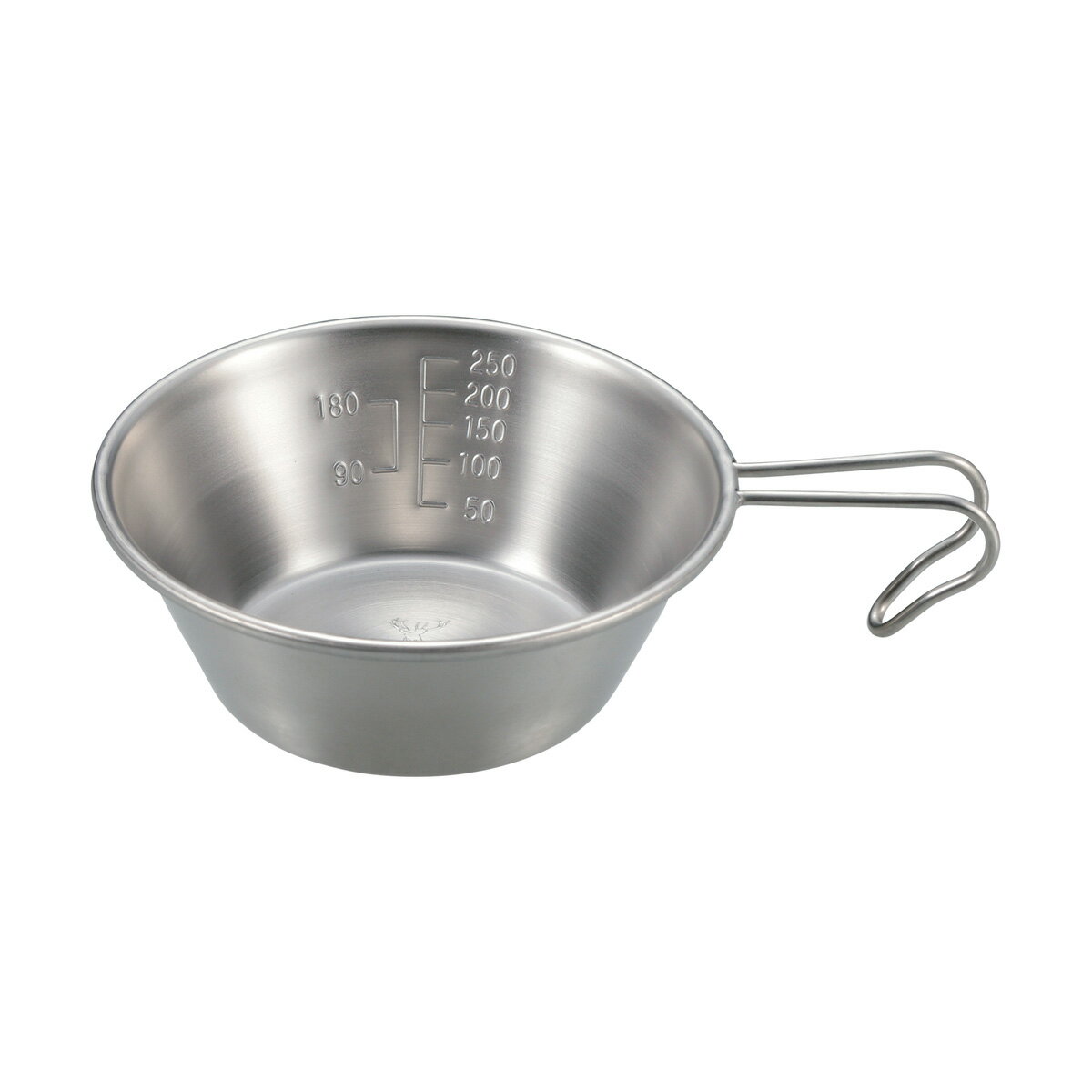 仕様 製品サイズ(約):φ120×高さ45mm(本体のみ) 容量(約):320ml 材質(品質):ステンレス鋼(クロム18％・ニッケル8％) 商品説明 金物の町、燕三条で生産しています。 フィールドでのアクティブシーンに応える、シンプル、ベーシック機能をコンセプトにしたシェラカップ。 優れた耐久性のある18-8ステンレスを採用。 広口で食器として使えます。 計量に便利な目盛付。 積み重ねができて、すっきり収納できます。 ※品質向上のため予告なく仕様を変更する場合がございます。パッケージのリニューアル等につき、商品画像が異なる場合がございます。商品画像の色合いは、画像処理上、若干異なる場合がございます。