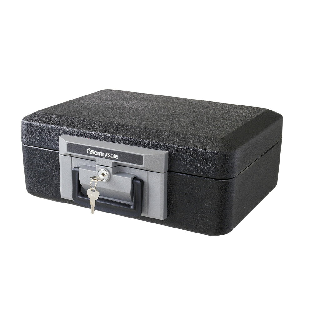 【12月は毎日開催！エントリーで最大100％ポイントバック】セントリー Sentry ポータブル式30分耐火保管庫(A4紙収納可能)フラットキー2本付 1160BK