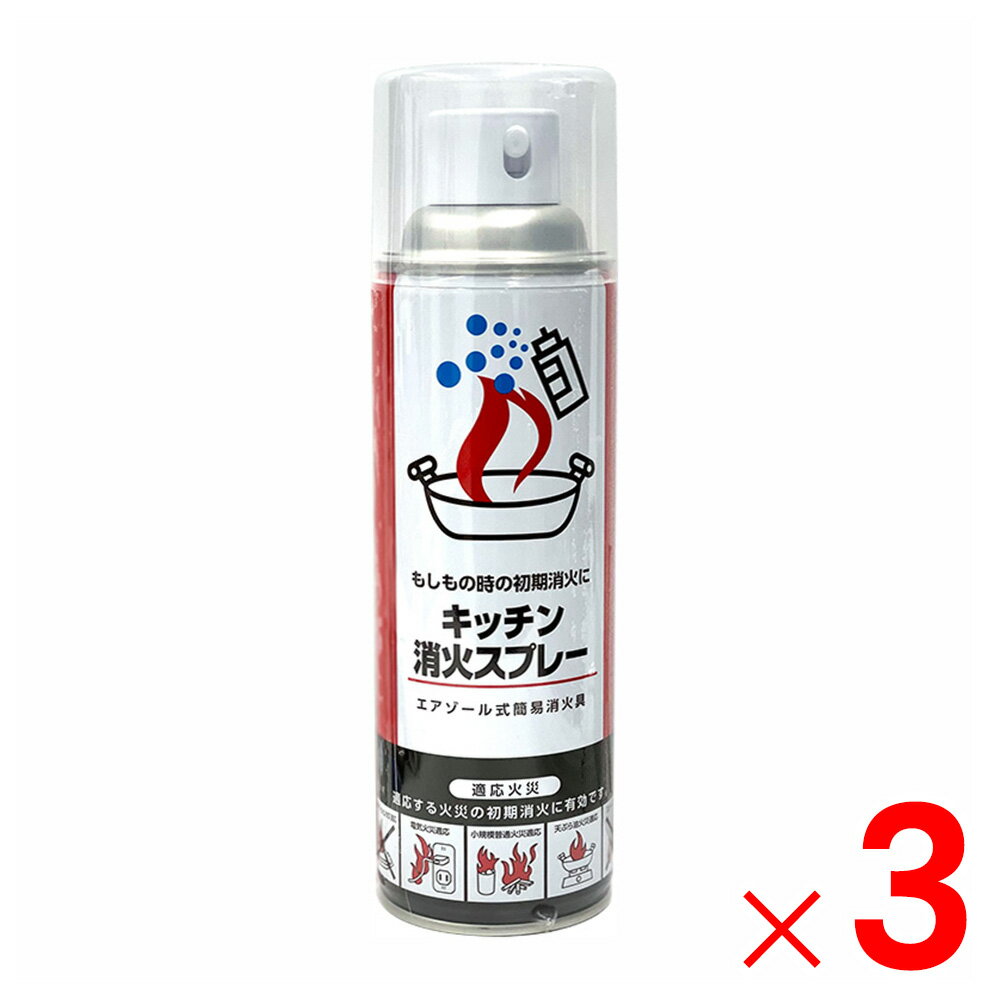 丸山製作所 キッチン消火スプレー 火消しスプレー アークランズ ×3本　セット販売