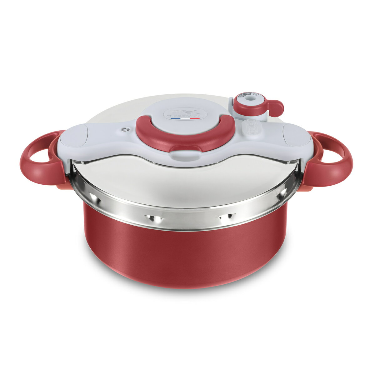 ティファール T-fal クリプソ ミニット デュオ ルージュ 圧力鍋 5.2L