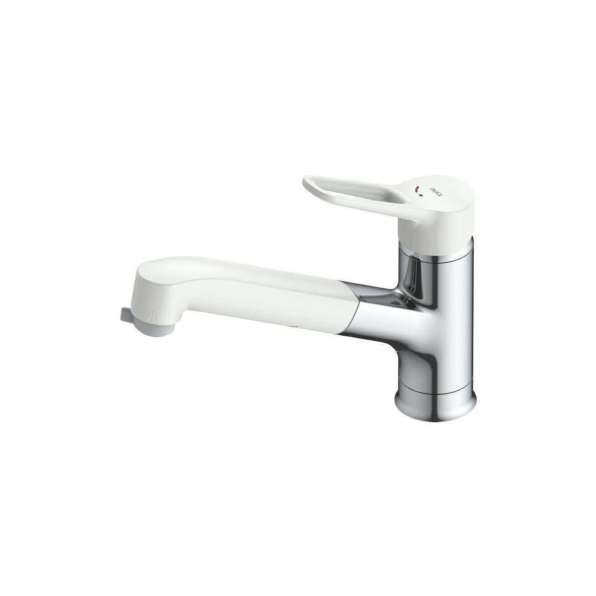 Rakuten - INAX シングルレバーキッチン混合水栓 樹脂ハンドル ハンドシャワー付き 一般地用 RSF-932Y