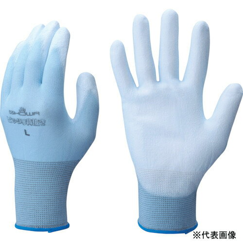 ショーワグローブ ピッタリ背抜き ブルー Mサイズ 3双入り NO260-M3P