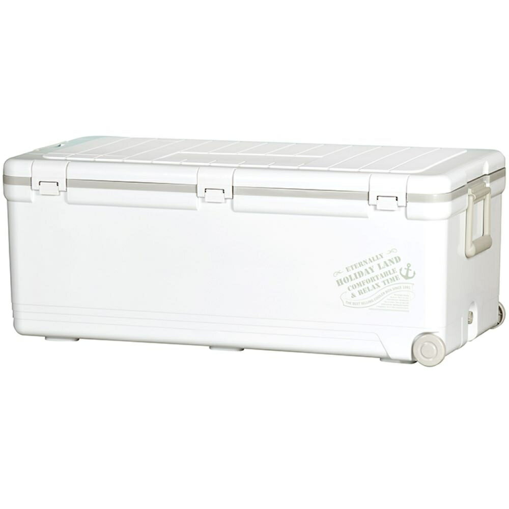 【2月20日限定！最大100％ポイントバック】伸和 ホリデーランドクーラー 76H W ホワイト 76L 大型 クーラーボックス キャスター付