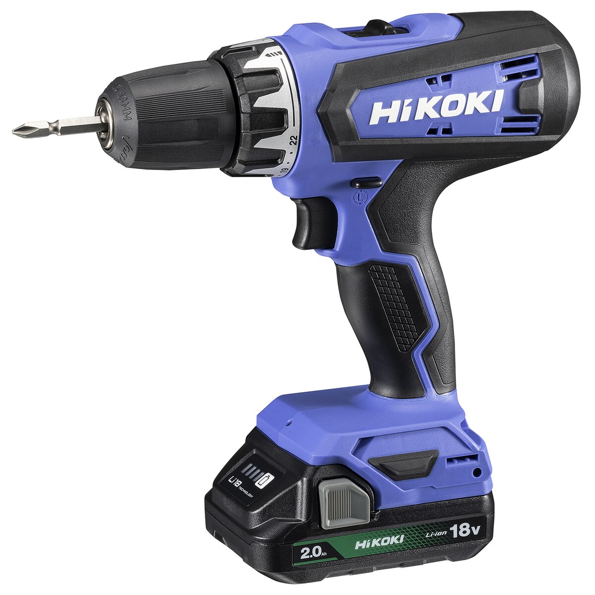 ハイコーキ HiKOKI 18Vコードレスドライバドリル バッテリー×2/充電器付 FDS18DF(2BG)