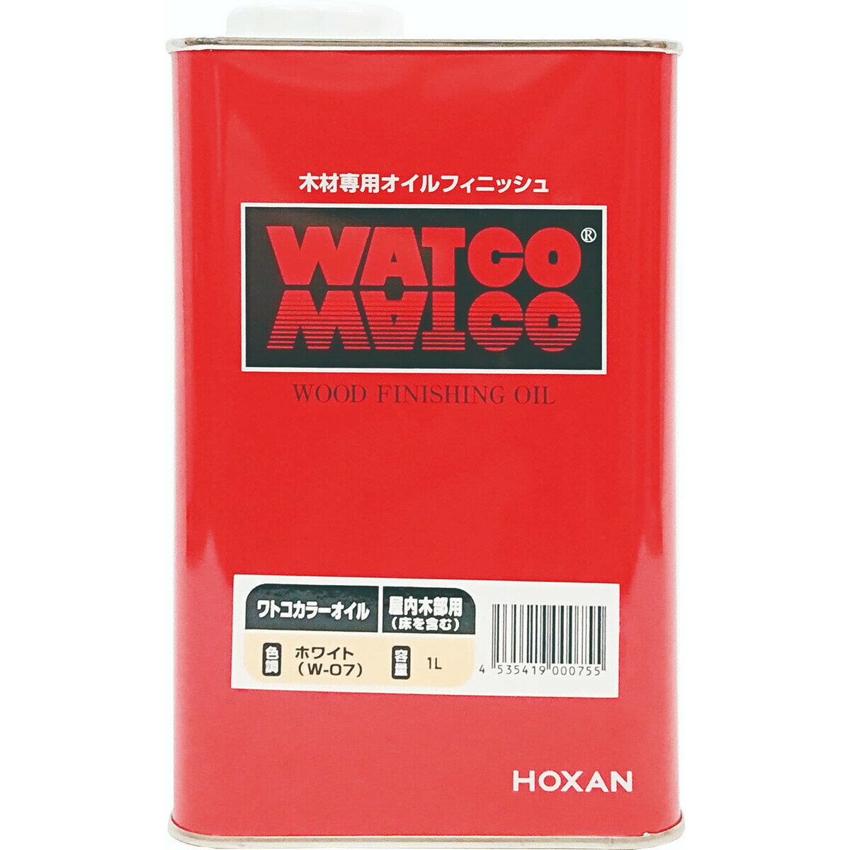 【3月25日限定！最大100％ポイントバック】ワトコオイル ホワイト W07 1L