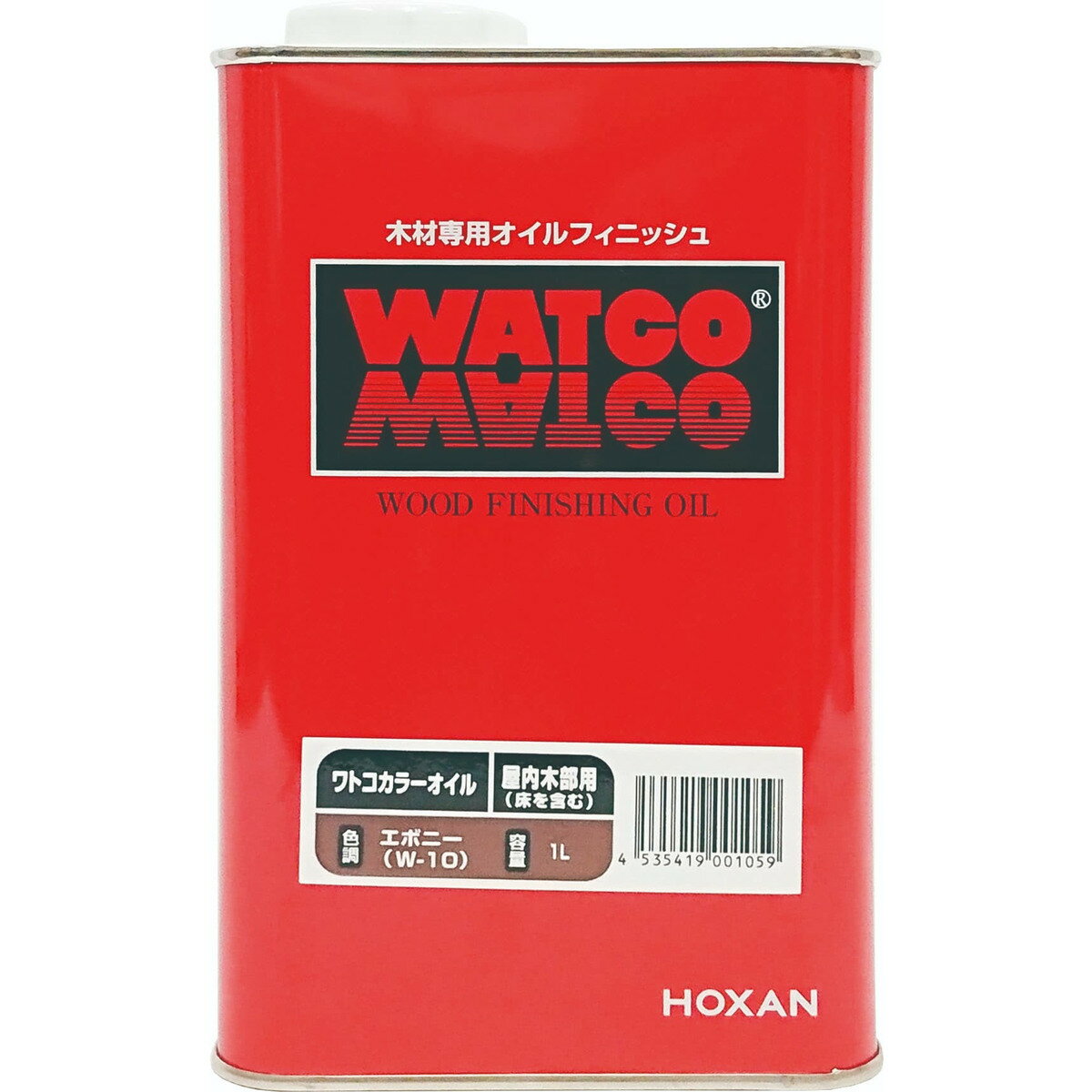 【3月25日限定！最大100％ポイントバック】ワトコオイル エボニー W10 1L