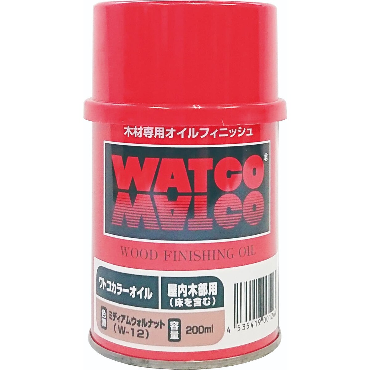 【6月25日限定！最大100％ポイントバック】ワトコオイル ミディアムウォルナット W12 200ml