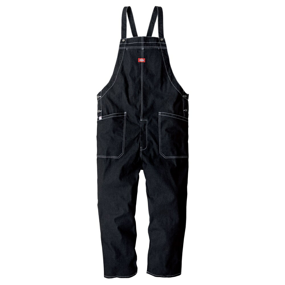 樂天商城 - ディッキーズ Dickies ストレッチデニム サロペット インディゴ 3L D-709