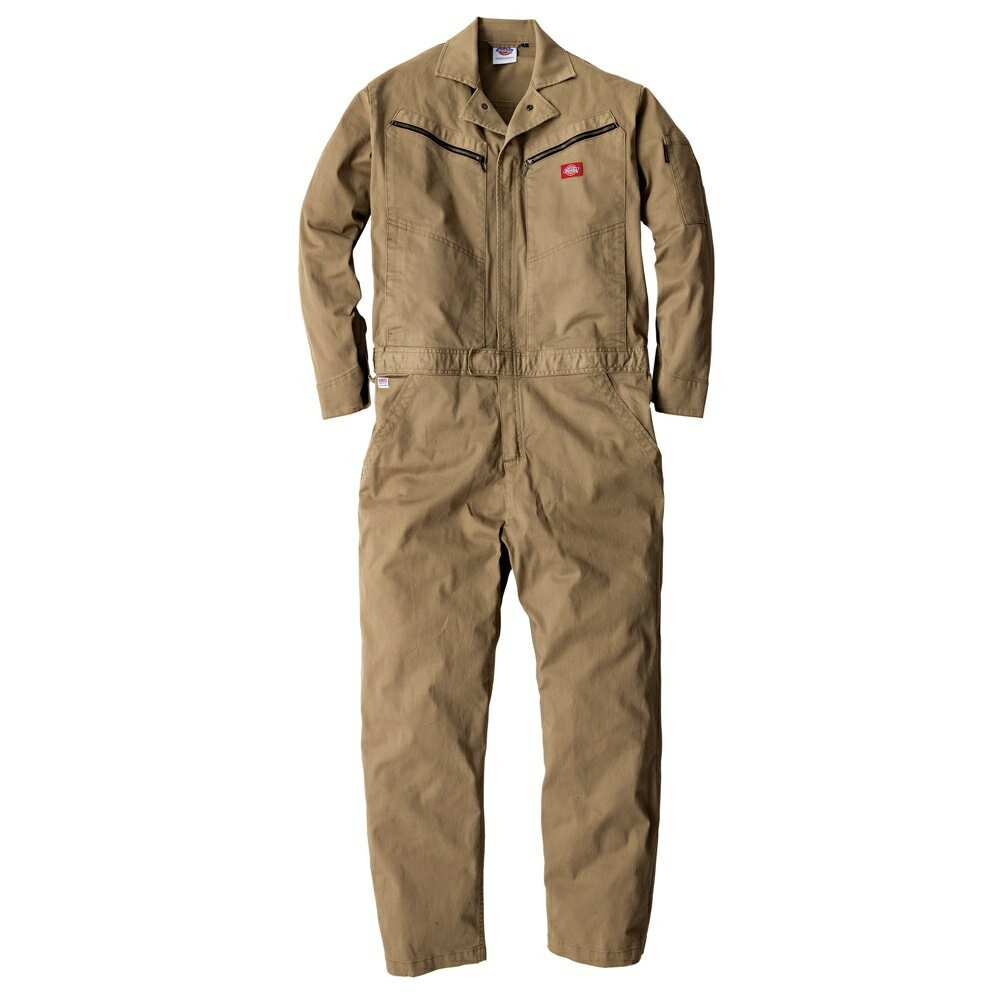 乐天商城 - ディッキーズ Dickies ストレッチツイル ツナギ タンカーキ LL D-726