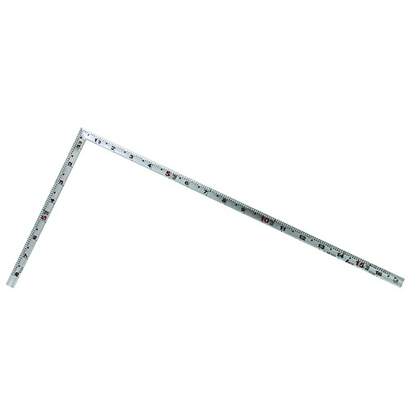 シンワ測定 曲尺角厚 シルバー 1尺6�