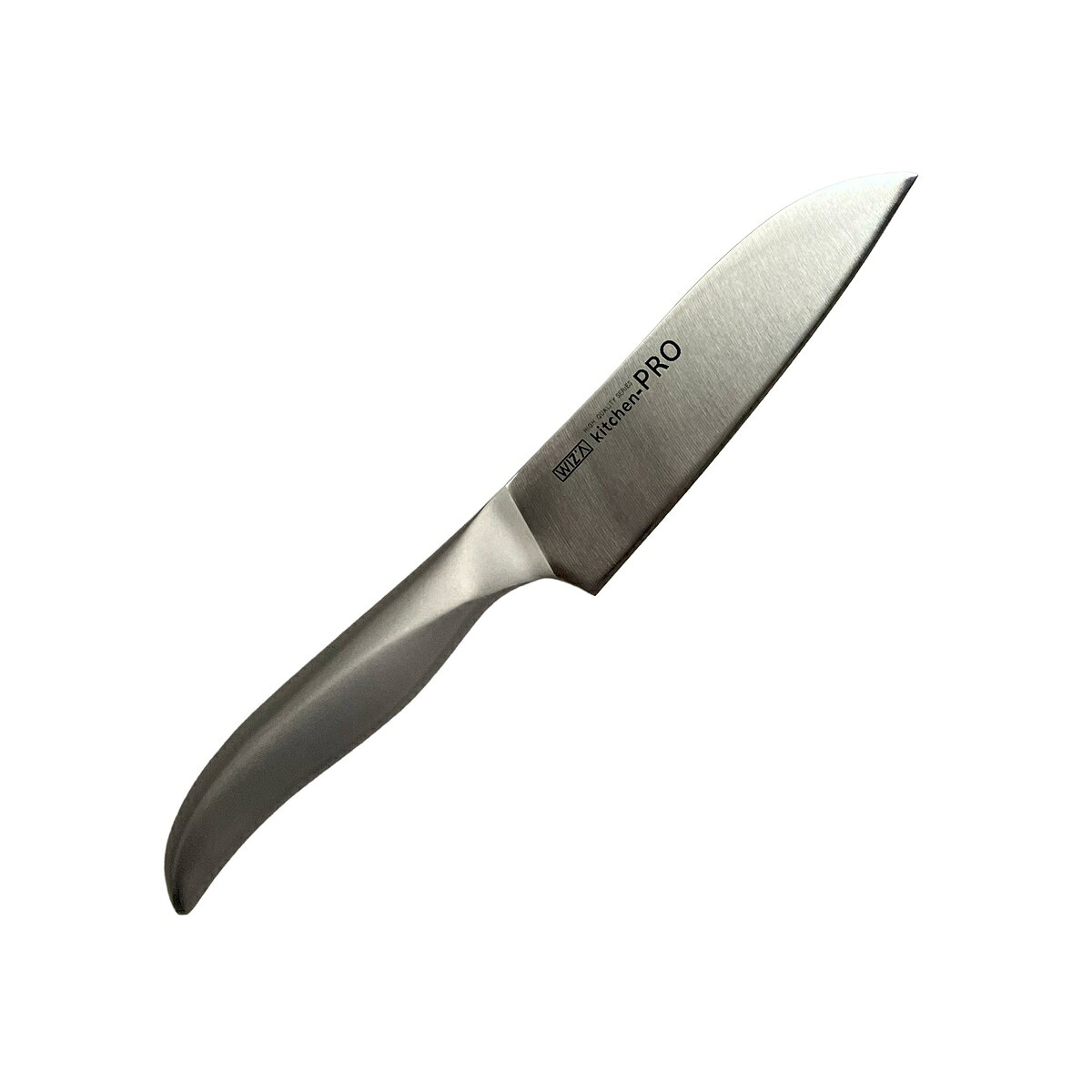 仕様 用途:野菜/肉/魚などの食材を切る際に 刃渡り:145mm 材質:(刀身)モリブデンバナジウムステンレス刃物鋼、(柄)ステンレス鋼 刃の形状:両刃 研ぎ直し:可 食洗機使用可 製品サイズ(mm) 幅×奥行×高さ:42×280×18 製品重量(g) 90 商品説明 野菜/肉/魚などの食材を切る際にご利用いただくオールステンレス製三徳型の小型万能包丁。使いやすい大きさです。 刀身はモリブデンバナジウムステンレス製で耐摩耗性が高く、切れ味が落ちにくいです。また、サビに強く食洗機も利用できるのでお手入れが簡単です。 ※品質向上のため予告なく仕様を変更する場合がございます。パッケージのリニューアル等につき、商品画像が異なる場合がございます。商品画像の色合いは、画像処理上、若干異なる場合がございます。