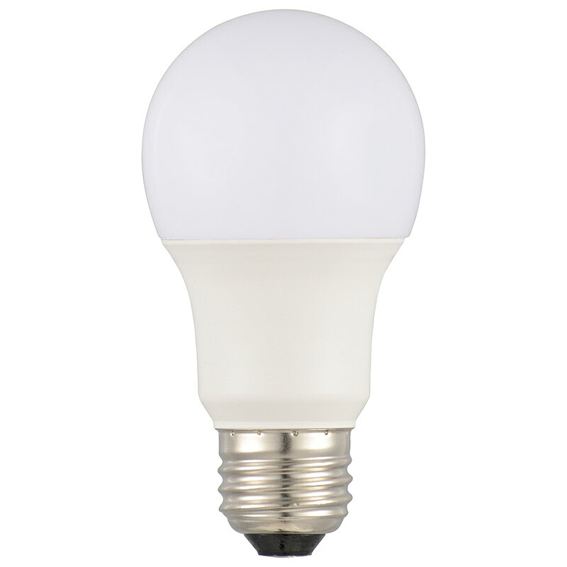 仕様 本体サイズ:(約)全長107×最大径55mm 定格消費電力:4.8W 全光束:500 lm 平均演色評価数:Ra93 配光角度:全方向タイプ約280度 口金:E26 密閉器具対応 定格寿命:40000h 屋内用(屋外使用禁止) 商品説明 高演色Ra93だから自然光に近い彩りあざやかな光。 明りが広がる配光角度約280度の全方向タイプ。 LED5年保証対象商品。 ※品質向上のため予告なく仕様を変更する場合がございます。パッケージのリニューアル等につき、商品画像が異なる場合がございます。商品画像の色合いは、画像処理上、若干異なる場合がございます。