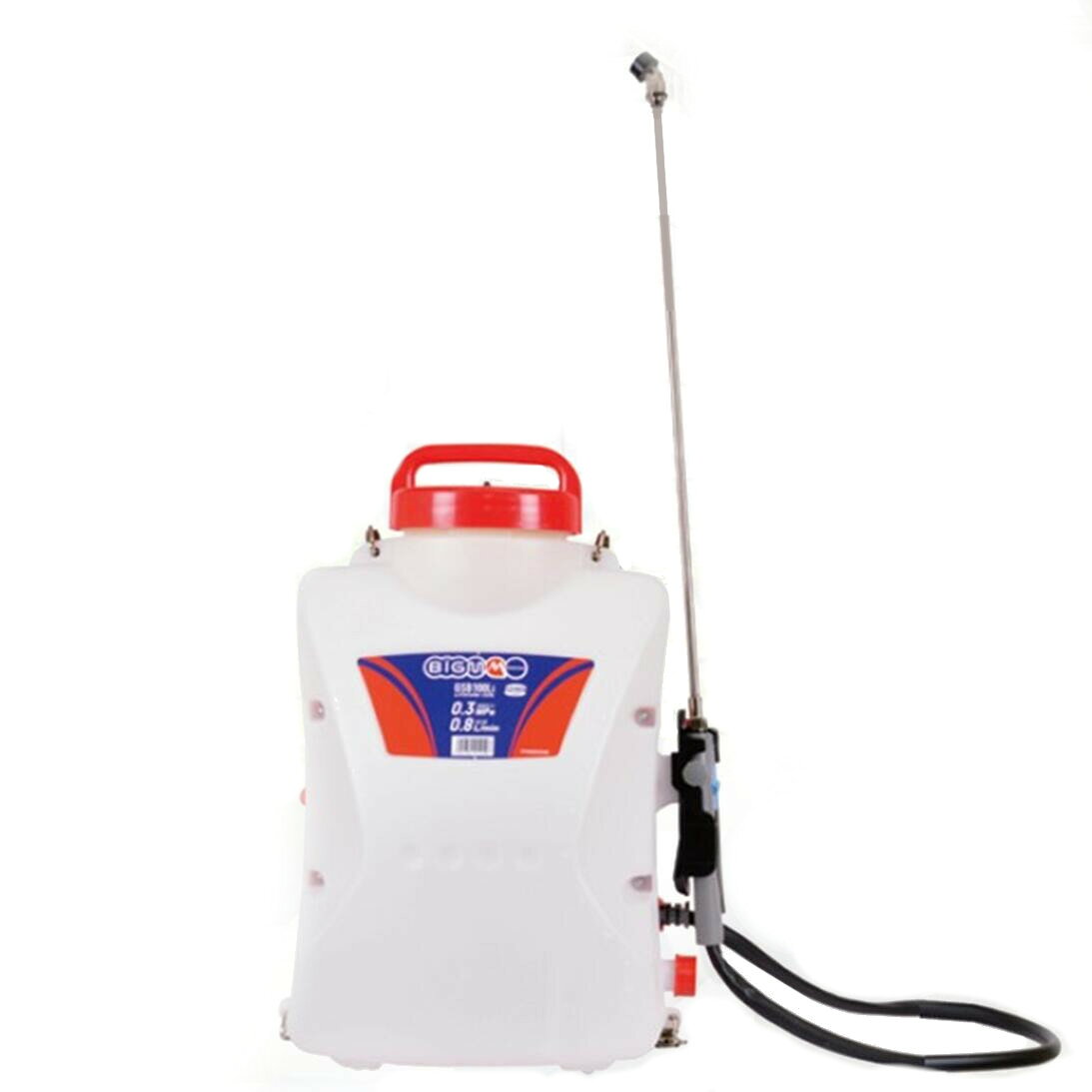 仕様 バッテリー:10.8V 1.5Ah リチウムイオン電池 充電時間:90分 使用時間目安:約90分 ポンプ方式:ギヤポンプ 圧力:0.3Mpa 吸水(吐出)量:0.8リットル/分 薬剤タンク容量:10リットル 付属品:保証書、1頭口ノズル、除草剤カバーノズル、ノズルパイプ、計量カップ、バッテリー、充電器 ※付属のバッテリは、体積エネルギー密度が400Wh/L未満の為、電気用品安全法の規制対象外となっておりPSEマークはありません。 製品サイズ(mm) 幅×奥行×高さ:345×220×500 製品重量(g) 3000 商品説明 タンク容量10Lの充電式背負噴霧器。 1頭口ノズルと除草剤用カバー付ノズル付属。 ※品質向上のため予告なく仕様を変更する場合がございます。パッケージのリニューアル等につき、商品画像が異なる場合がございます。商品画像の色合いは、画像処理上、若干異なる場合がございます。