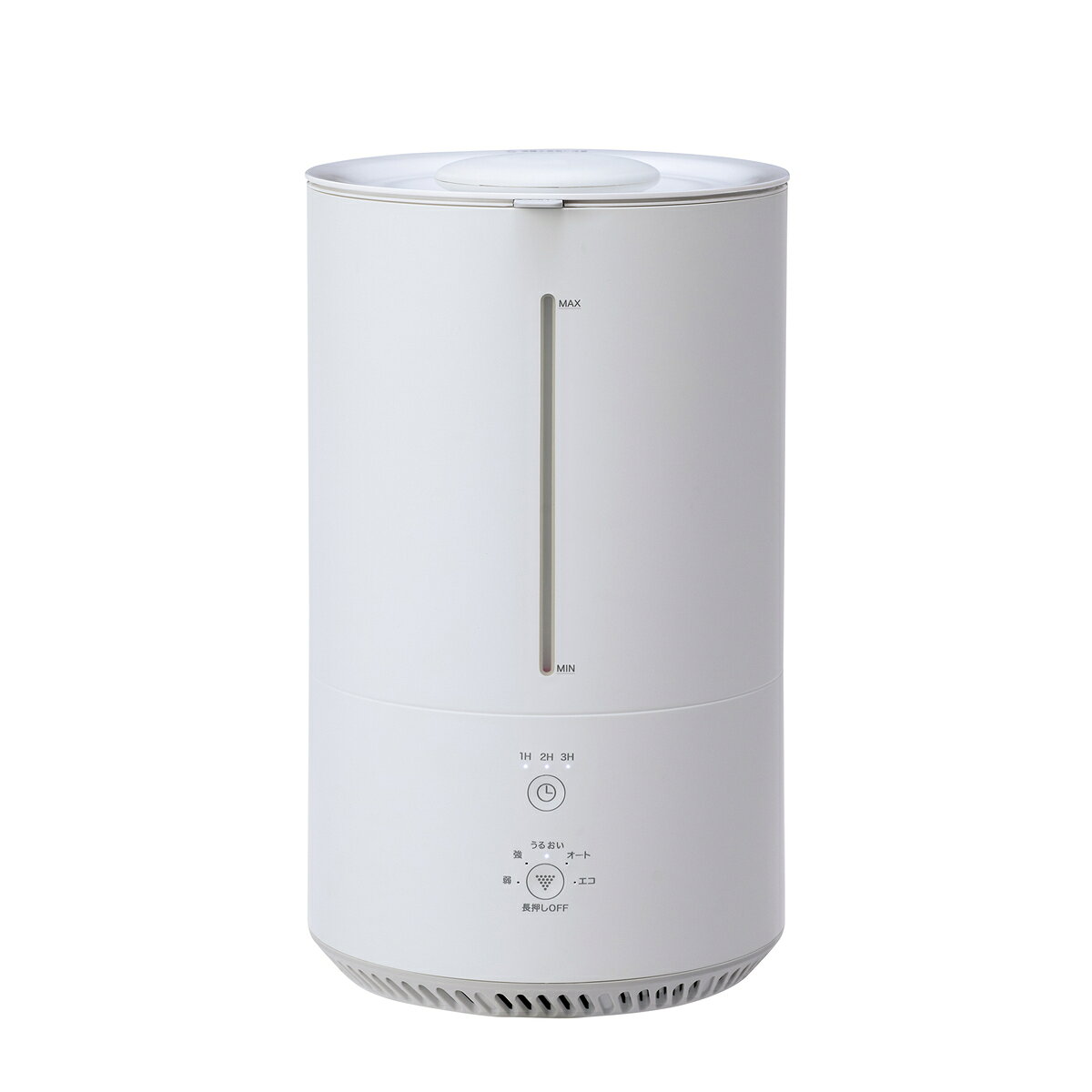 仕様 連続加湿時間:約10時間 加湿量:約400ml/h(強) 消費電力:400W 適応床面積:(木造和室)約7畳、(プレハブ/洋室)約11畳 製品サイズ(mm) 幅×奥行×高さ:203×203×351 製品重量(g) 1700 商品説明 蓋をしたまま上から給水できるスチーム式加湿器。 4.5Lで大容量のタンク容量。 ※品質向上のため予告なく仕様を変更する場合がございます。パッケージのリニューアル等につき、商品画像が異なる場合がございます。商品画像の色合いは、画像処理上、若干異なる場合がございます。