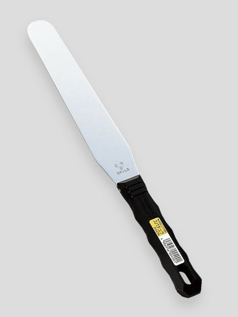 仁作 ステンレス製 スパチュラ プラ柄 200mm No．400