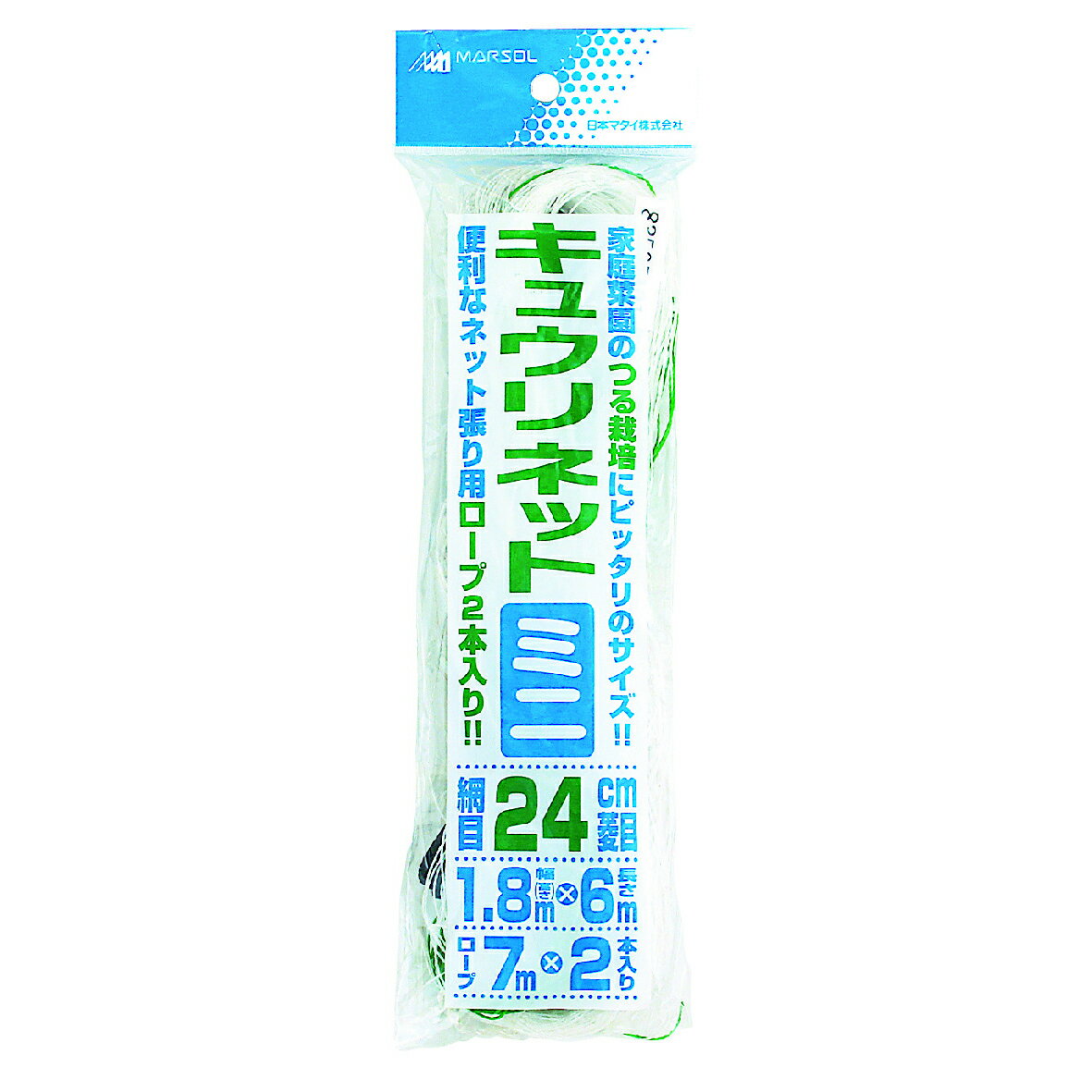 乐天商城 - マルソル きゅうりネットミニ 24cm菱目 1.8m×6m