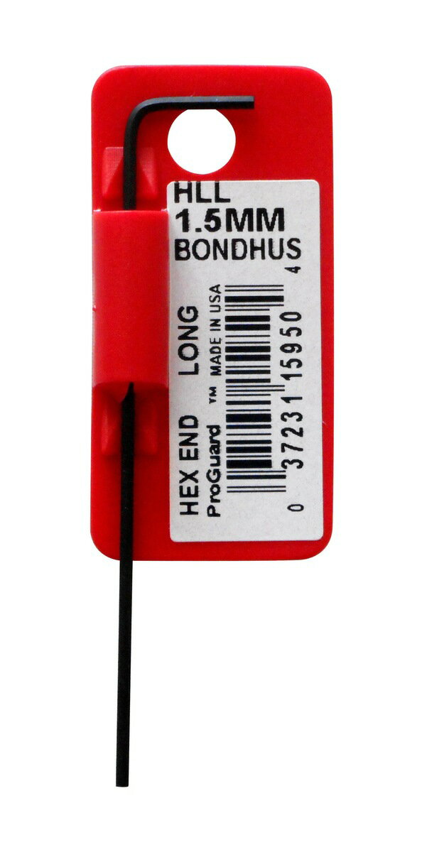 Rakuten - BONDHUS ボンダス 六角L形レンチ ロングタイプ 1.5mm HLL1.5mm #15950