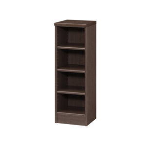 Rakuten - 大洋 カラーラック 幅30 高さ90cm NC9030DB ダークブラウン 【メーカー直送・代引不可・置配不可】