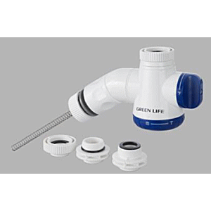 リーンライフ シャワー付蛇口コネクター 混合水栓用二又タイプ