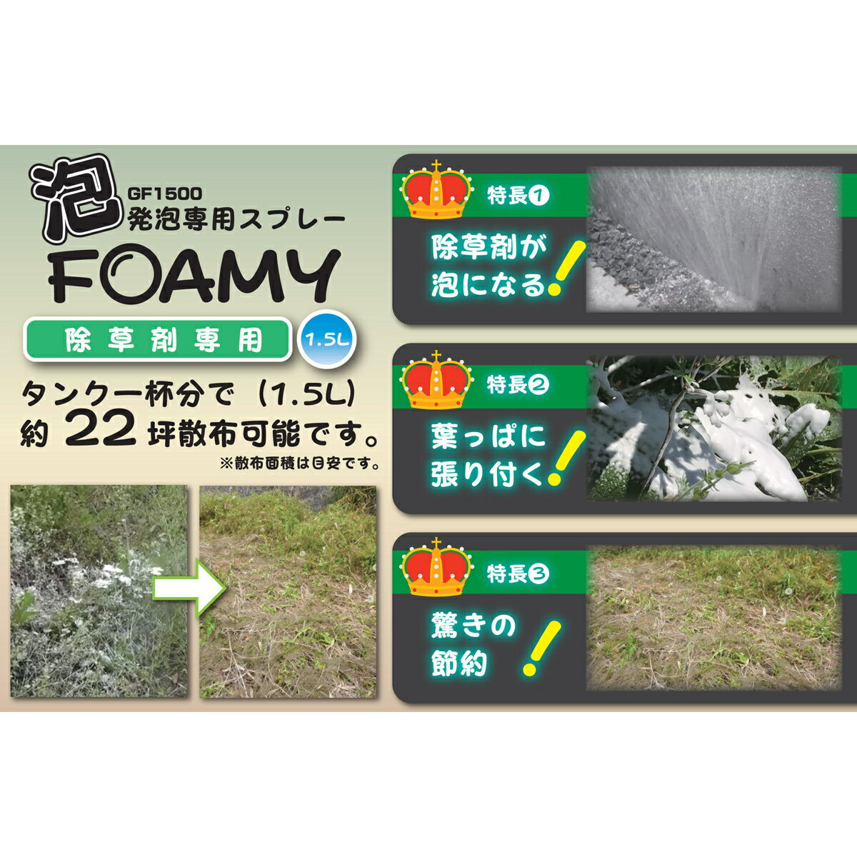 【6月5日限定！最大100％ポイントバック】マルハチ産業 蓄圧式 発泡スプレー ガー...