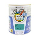 仕様色： ターコイズ 容量：2L性質：水性仕上がり：つやけし用途：多用途（屋内外の木部や鉄部、コンクリートかべ、モルタル、ビニールクロス壁紙、サイディング（セラミック系は除く）、家具、インテリア品、ウッドクラフト、ベンチ、ドア）乾燥時間：約1時間（気温20℃）。冬期は約2時間です。塗り重ねる時は4時間以上（20℃）。うすめ液：水（塗料の粘度が高く塗りにくい時は水でうすめてください。）。使い終えたハケや用具なども水で洗えます。塗り面積（1回塗り標準面積）：〔0.1L〕0.7〜0.9m2　タタミ約0.5枚分　〔0.5L〕3.5〜4.5m2　タタミ約2.5枚分　〔1L〕7〜9m2　タタミ約5枚分　〔2L〕14〜18m2　タタミ約10枚分　〔4L〕28〜36m2　タタミ約20枚分　〔7L〕49〜63m2　タタミ約35枚分 製品サイズ(mm)縦×横×高さ：143×143×167 製品重量(g)2966 臭いが少ない超微臭塗料。 乾きが速く、雨や日光に強い塗膜となり、優しい色彩と落ち着いたつやけし仕上げが、長期間維持されます。 自然にとけ込む優しい色が揃い、好みに合わせた配色が楽しめます。 優しい色合いのつやけしタイプ、落ち着いたつやがガーデニングの花や植栽、他のインテリアの色調にマッチします。 屋内外の木部、鉄部、コンクリート、プラスチックから、かべ紙まで幅広に使用出来ます。 ※品質向上のため予告なく仕様を変更する場合がございます。 ※パッケージのリニューアル等につき、商品画像が異なる場合がございます。予めご了承ください。 ※商品画像の色合いは、画像処理上、若干異なる場合がございます。予めご了承ください。