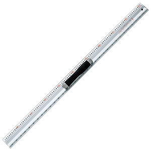 シンワ測定 アルミカッター定規 カット師 1M 併用目盛 取手付 65093