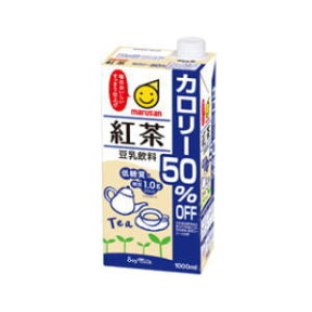 3ケースまで1個口 マルサン 豆乳飲料 紅茶 カロリー50％オフ 紙パック 1000ml ×6個入 ケース販売 (0905)