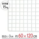 【大型便・時間指定不可】 ワイヤーネット 白 60×120