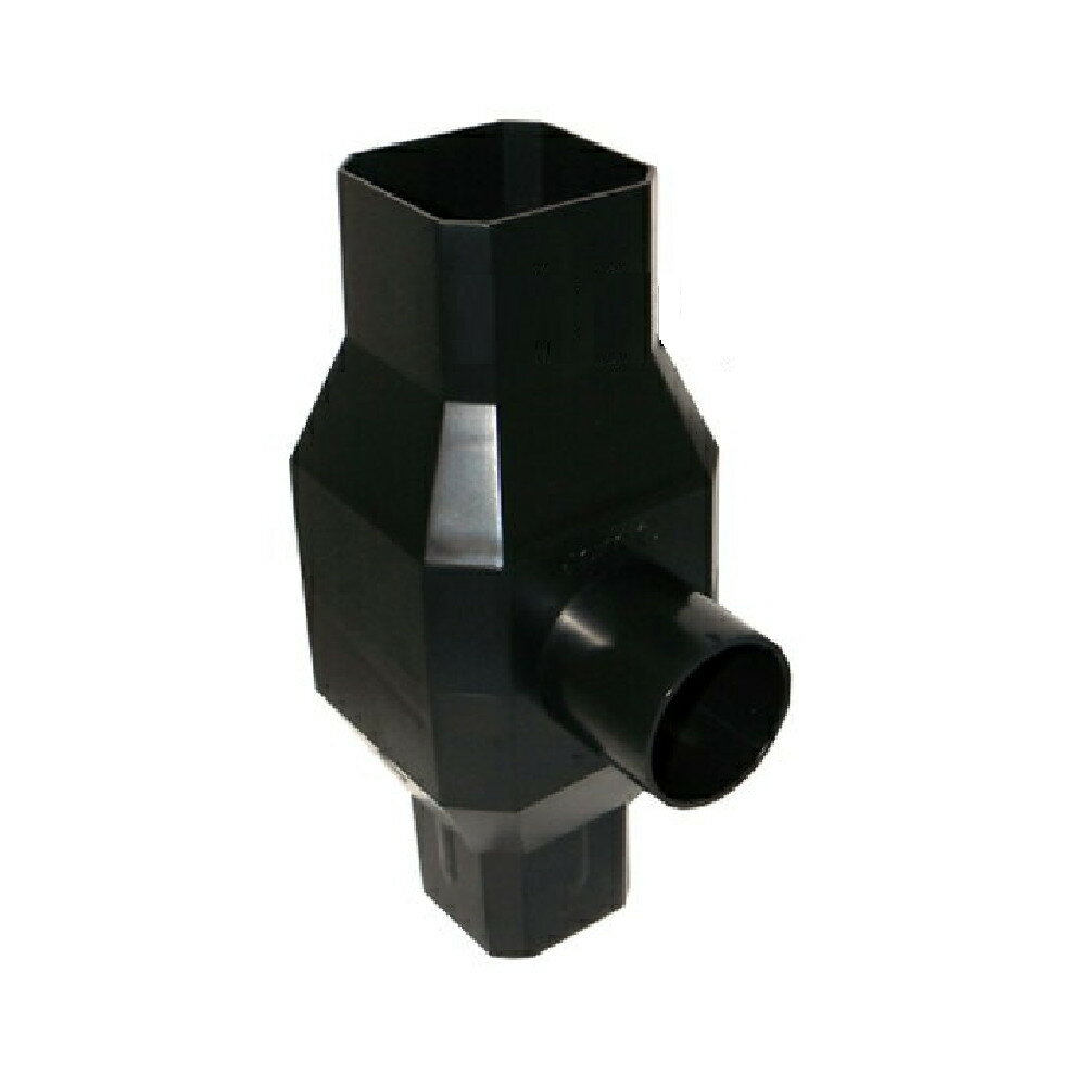 雨音くん ジェットライン T15専用 集水継手 黒 BK15