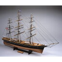 ウッディジョー 木製帆船模型 1/100 カティサーク 帆無し レーザーカット加工
