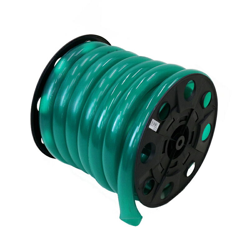 カクイチ 散水用ホース 内径38mm×外径45mm 13M GARDEN クリアーグリーン G115D