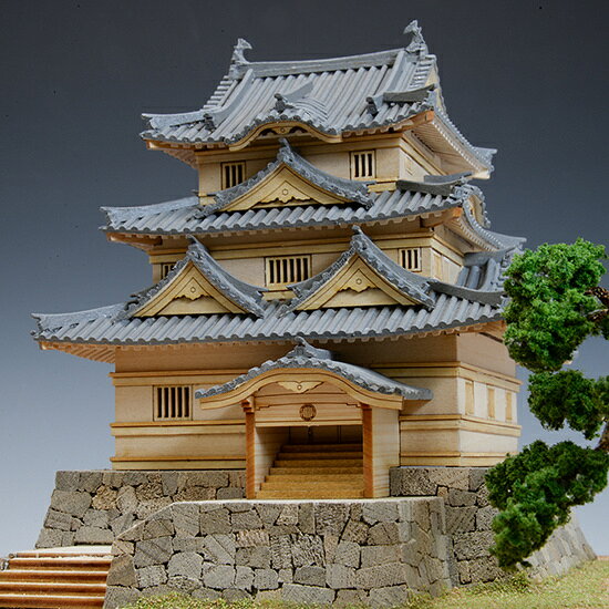 ウッディジョー 木製建築模型 1/150 宇和島城