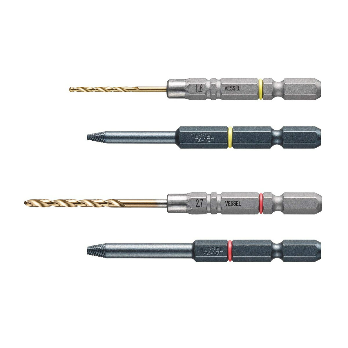 【12月は毎日開催!エントリーで最大100%ポイントバック】ベッセル VESSEL ネジはずし スリムビット M3-M6小ネジ NEJ-45