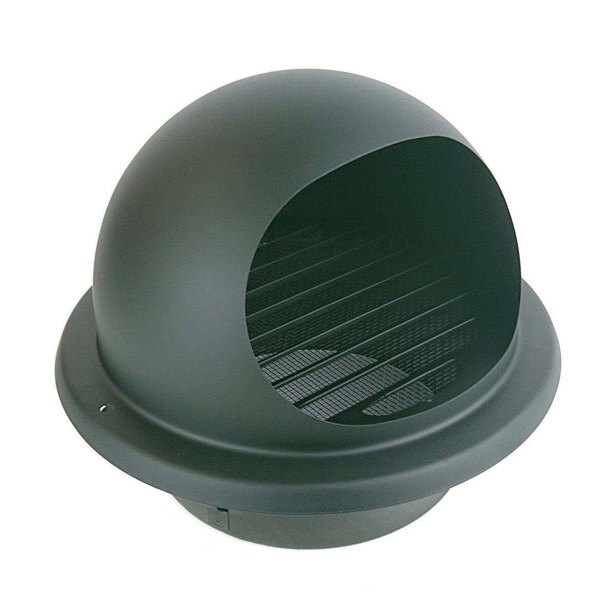 【3月25日限定！最大100％ポイントバック】UK 宇佐美工業 ステンレス製 丸型フード付ガラリ ブラック GN150S-BK