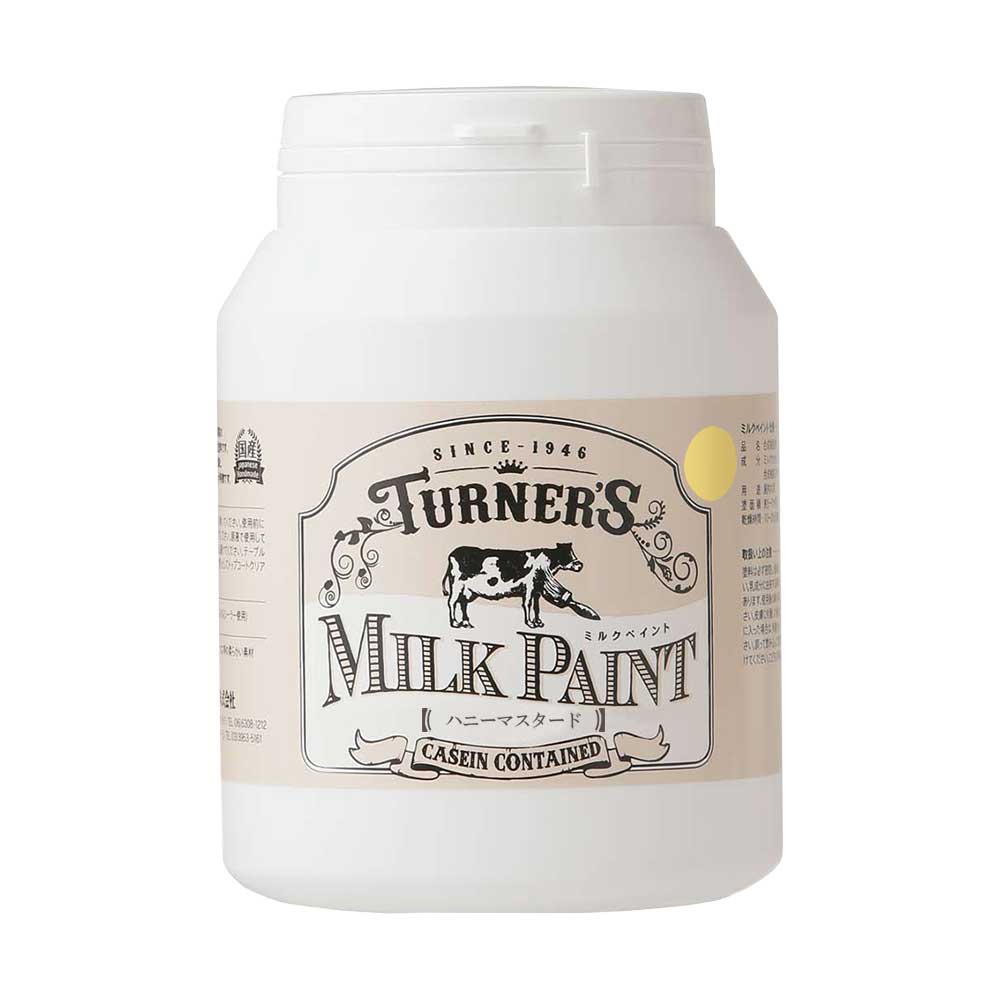 【3月5日限定！最大100％ポイントバック】ターナー色彩 ミルクペイント ハニーマスタード 450ml