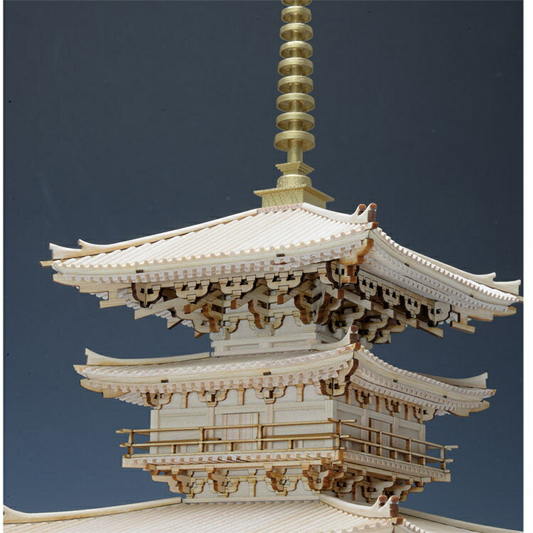 ウッディジョー 木製建築模型 1/75 薬師寺...の紹介画像3