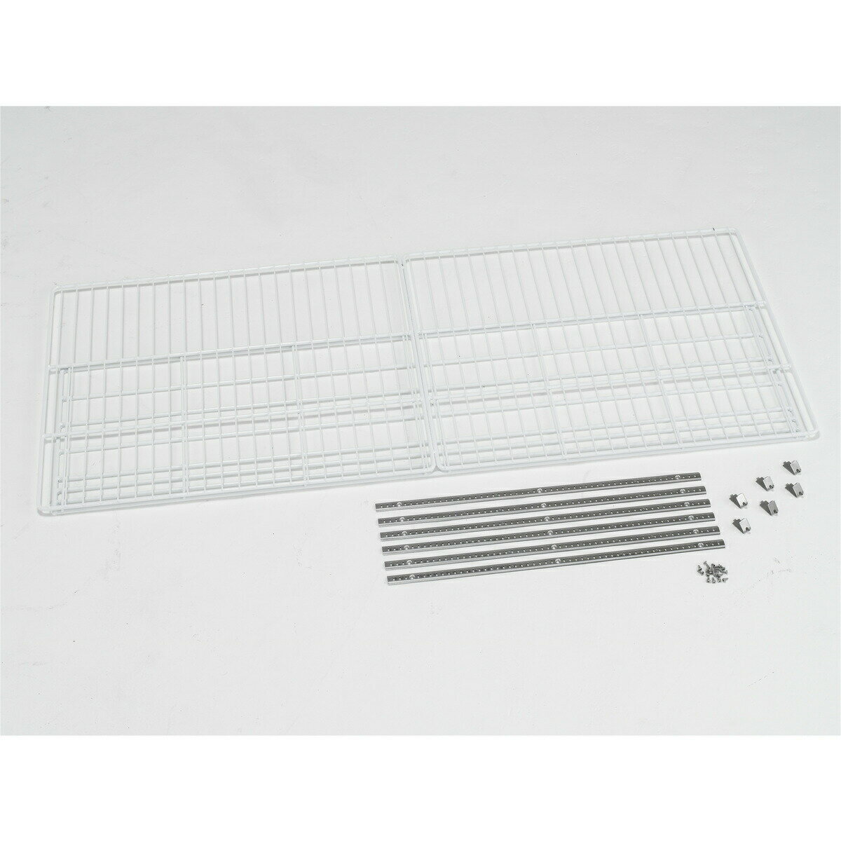 アルインコ 棚柱付棚板セット MET1800DT 【メーカー直送・代引不可・置配不可・配送地域限定】