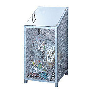 【法人限定】サンカ ダストボックス-S スリム メッキ CS-03 【メーカー直送・代引不可・置配不可】